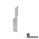 Vormann 070959000 szarufa-szelemen összekötő lemez (jobbos-balos), 210x36x36 mm (horganyzott)