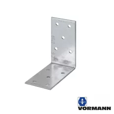   Vormann 071084000 derékszögű szöglemez, 72x72x40 mm (2,0 mm vtg, horganyzott)