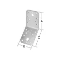 Vormann 071108000 dúc összekötő lemez, 90x65x90 mm (horganyzott)