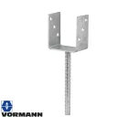 Vormann 071314000 oszloptalp, betonozható, 71x60x100/300 mm (tűzihorganyzott)