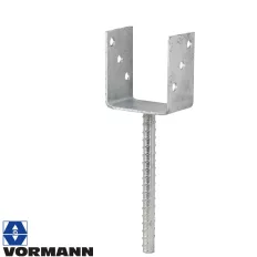   Vormann 071316000 oszloptalp, betonozható, 91x60x100/300 mm (tűzihorganyzott)