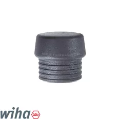   Wiha 26423 cserélhető ütőfej, fekete 40 mm - közepesen puha gumi