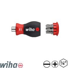   Wiha 33764 bittartó marokcsavarhúzó SL-PZ bitekkel - 1/4" (mágneses)