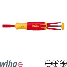   Wiha 38613 LiftUp szigetelt bittartó csavarhúzó szett - SL, PH, PZ/SL (VDE 1000V, 7 részes)