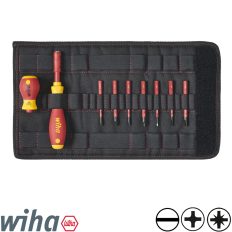   Wiha 41232 SlimVario szigetelt bittartó csavarhúzó szett - SL, PH, PZ (VDE 1000V, 7 részes)