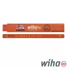   Wiha LongLife Elektric villanyszerelő szegmeneses mérce - 2 m (szigetelt 1000V, üvegszálas műanyag)