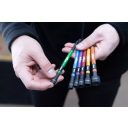 Wiha 47035 dugókulcs bitfej készlet CrMo, 150 mm, mágneses, 1/4" (6 db) - 5,5-13 mm