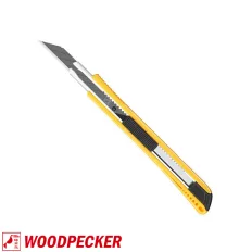   WOODPECKER FD-701 törhető pengés kés hegyes pengével, 9 mm