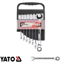 Yato YT-0208 racsnis csillag-villás kulcs készlet, CrV 10-19 mm  (7 részes)