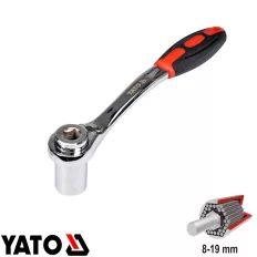   Yato YT-02400 univerzális racsnis csillagkulcs, CrV - 8-19 mm
