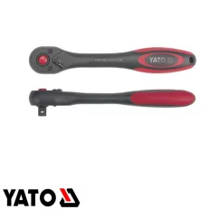   Yato YT-0292 racsnis hajtószár 1/2" CrV, 72T - 257 mm (bevonatos)