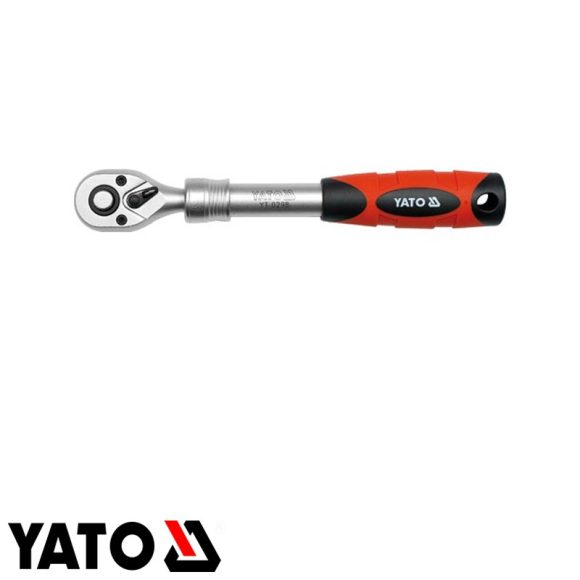 Yato YT-0298 teleszkópos racsnis hajtószár 3/8" CrV - 72T, 215-315 mm