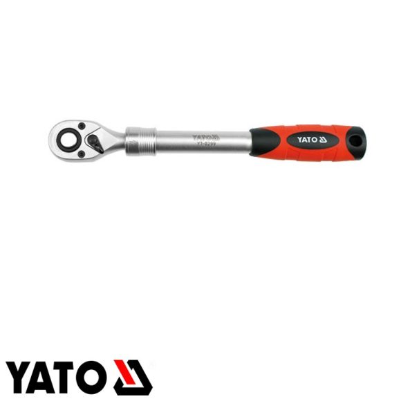 Yato YT-0299 teleszkópos racsnis hajtószár 1/2" CrV - 72T, 305-445 mm