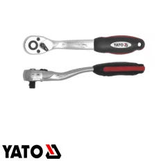   Yato YT-0318 racsnis hajtószár 1/2" CrV, 72T - hajlított 250 mm