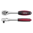 Yato YT-0323 racsnis hajtószár 3/8" CrV, 72T - 197 mm