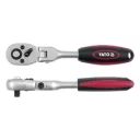 Yato YT-0325 racsnis hajtószár 1/4" CrV, 72T - csuklós 159 mm
