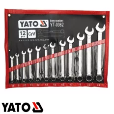   Yato YT-0362 csillag-villás kulcs készlet, CrV 8-24 mm  (12 részes)