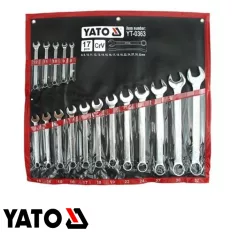   Yato YT-0363 csillag-villás kulcs készlet, CrV 8-32 mm  (17 részes)