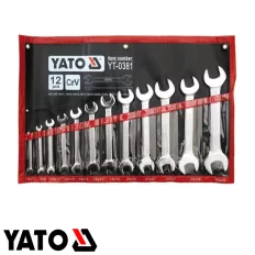   Yato YT-0381 villás kulcs készlet, CrV 6-32 mm  (12 részes)