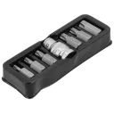 Yato YT-0410 torx bithegy készlet 3/8", 1/2" négyzet >>>3/8" bit adapterrel, 7 részes