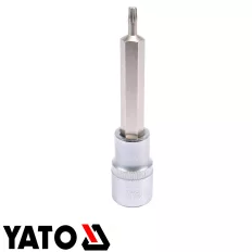   Yato YT-04320 dugókulcs hosszú torx  bit CrV/S2 acél 1/2" - T20 (L=100mm)