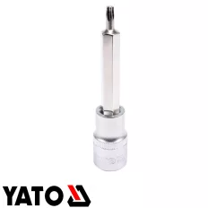   Yato YT-04321 dugókulcs hosszú torx  bit CrV/S2 acél 1/2" - T25 (L=100mm)