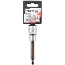 Yato YT-04321 dugókulcs hosszú torx  bit CrV/S2 acél 1/2" - T25 (L=100mm)