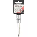 Yato YT-04322 dugókulcs hosszú torx  bit CrV/S2 acél 1/2" - T27 (L=100mm)
