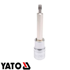   Yato YT-04323 dugókulcs hosszú torx  bit CrV/S2 acél 1/2" - T30 (L=100mm)