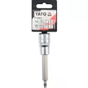 Yato YT-04323 dugókulcs hosszú torx  bit CrV/S2 acél 1/2" - T30 (L=100mm)