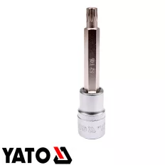   Yato YT-04325 dugókulcs hosszú torx  bit CrV/S2 acél 1/2" - T45 (L=100mm)