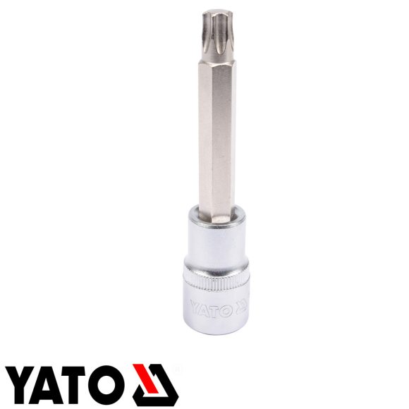 Yato YT-04326 dugókulcs hosszú torx  bit CrV/S2 acél 1/2" - T50 (L=100mm)