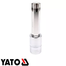   Yato YT-04329 dugókulcs hosszú torx  bit CrV/S2 acél 1/2" - T70 (L=100mm)