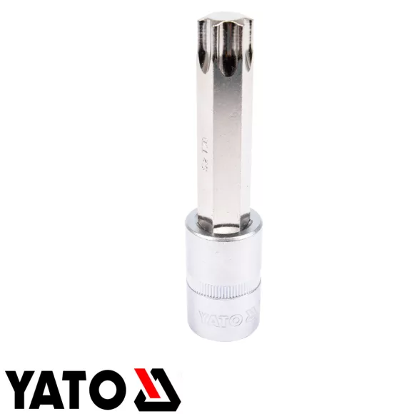 Yato YT-04329 dugókulcs hosszú torx  bit CrV/S2 acél 1/2" - T70 (L=100mm)