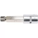 Yato YT-04357 SPLINE dugókulcs bit CrV/S2, 1/2" - M17 (L=100mm)