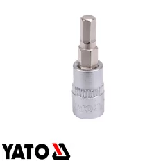   Yato YT-04372 dugókulcs imbusz  bit CrV/S2 acél 1/4" - 5 mm (L=37mm)