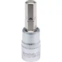 Yato YT-04373 dugókulcs imbusz  bit CrV/S2 acél 1/4" - 6 mm (L=37mm)