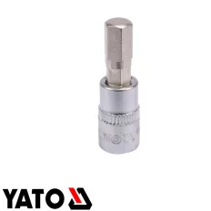   Yato YT-04374 dugókulcs imbusz  bit CrV/S2 acél 1/4" - 7 mm (L=37mm)
