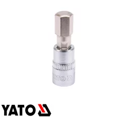   Yato YT-04375 dugókulcs imbusz  bit CrV/S2 acél 1/4" - 8 mm (L=37mm)