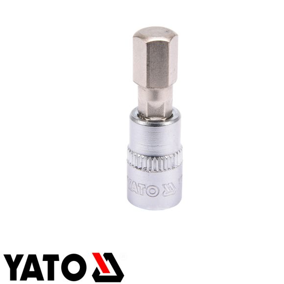 Yato YT-04375 dugókulcs imbusz  bit CrV/S2 acél 1/4" - 8 mm (L=37mm)