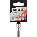 Yato YT-04375 dugókulcs imbusz  bit CrV/S2 acél 1/4" - 8 mm (L=37mm)
