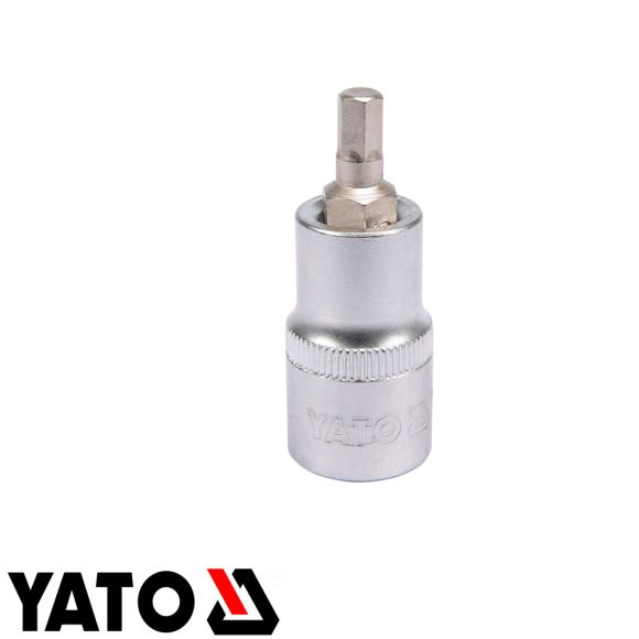 Yato YT-04382 dugókulcs imbusz  bit CrV/S2 acél 1/2" - 6 mm (L=50mm)