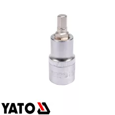   Yato YT-04383 dugókulcs imbusz  bit CrV/S2 acél 1/2" - 7 mm (L=50mm)