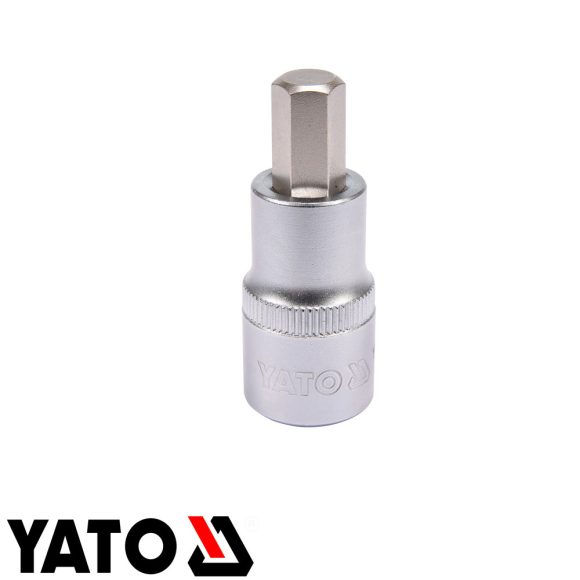 Yato YT-04385 dugókulcs imbusz  bit CrV/S2 acél 1/2" - 10 mm (L=50mm)