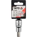 Yato YT-04385 dugókulcs imbusz  bit CrV/S2 acél 1/2" - 10 mm (L=50mm)