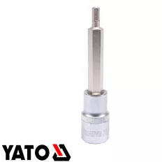   Yato YT-04391 dugókulcs imbusz  bit CrV/S2 acél 1/2" - 5 mm (L=100mm)