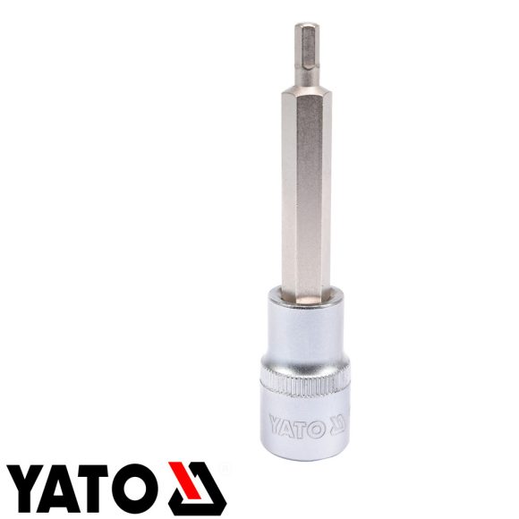 Yato YT-04391 dugókulcs imbusz  bit CrV/S2 acél 1/2" - 5 mm (L=100mm)