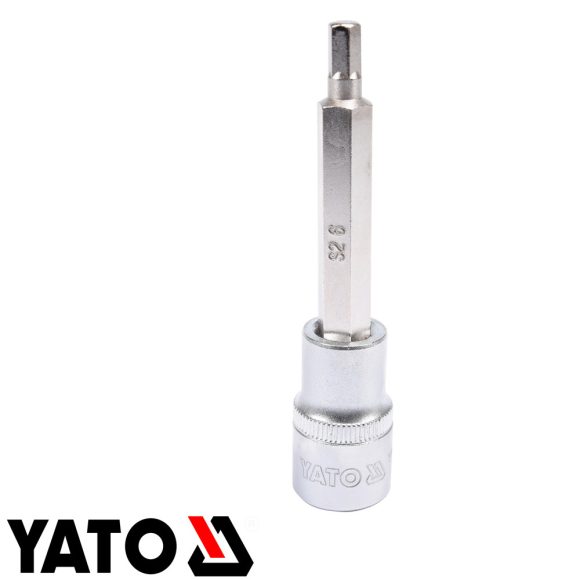 Yato YT-04392 dugókulcs imbusz  bit CrV/S2 acél 1/2" - 6 mm (L=100mm)