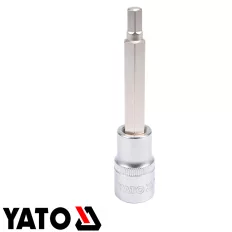   Yato YT-04393 dugókulcs imbusz  bit CrV/S2 acél 1/2" - 7 mm (L=100mm)