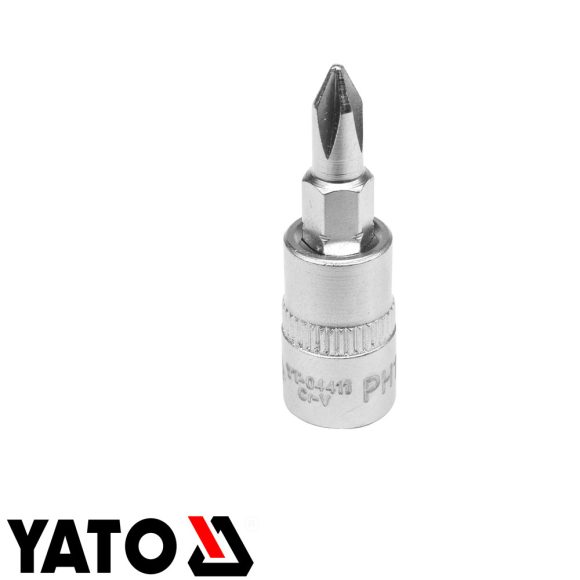 Yato YT-04411 dugókulcs PH1  bit CrV/S2 acél 1/4" (L=37mm)